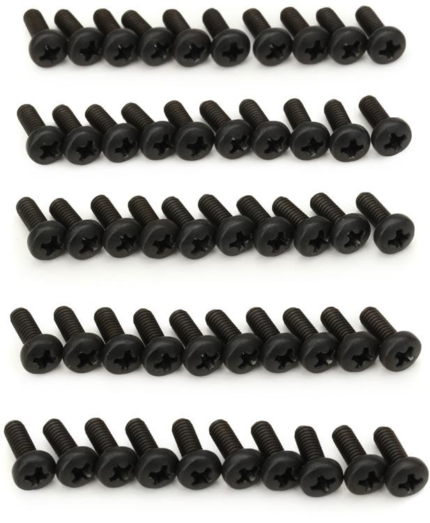 2HP M2.5 Eurorack Mounting Screws Black (Set of 50) Sweetwater