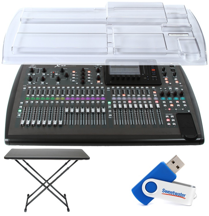Behringer X32 32channel Digital Mixer Package w/Decksaver Sweetwater