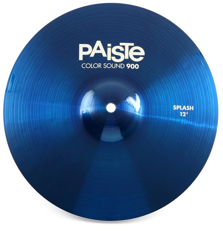 Paiste 12 inch Color Sound 900 Blue Splash Cymbal Sweetwater