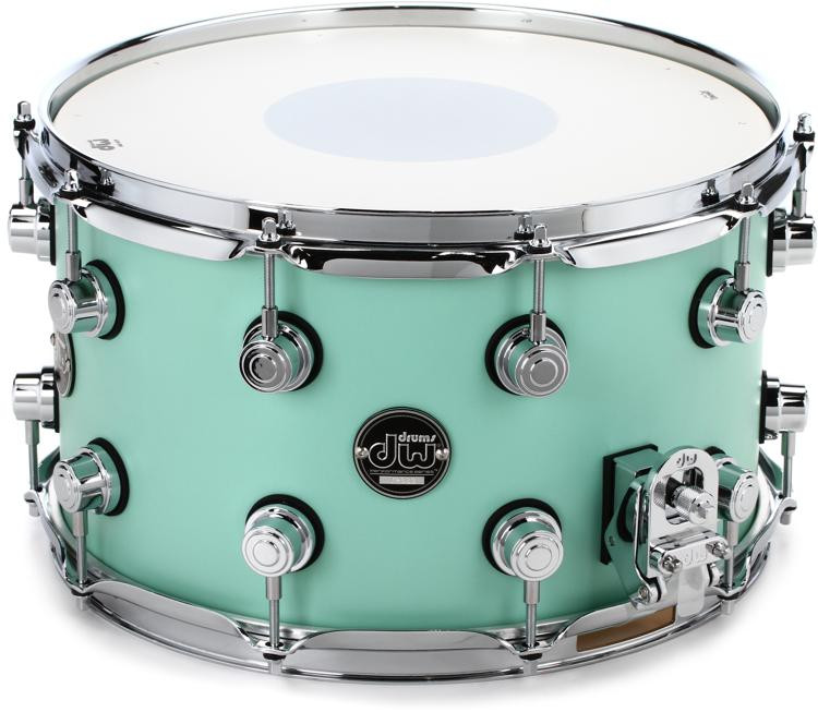 Dw Performance Series Snare Drum 8 X 14 Inch Satin Sea Foam Sweetwater Exclusive 