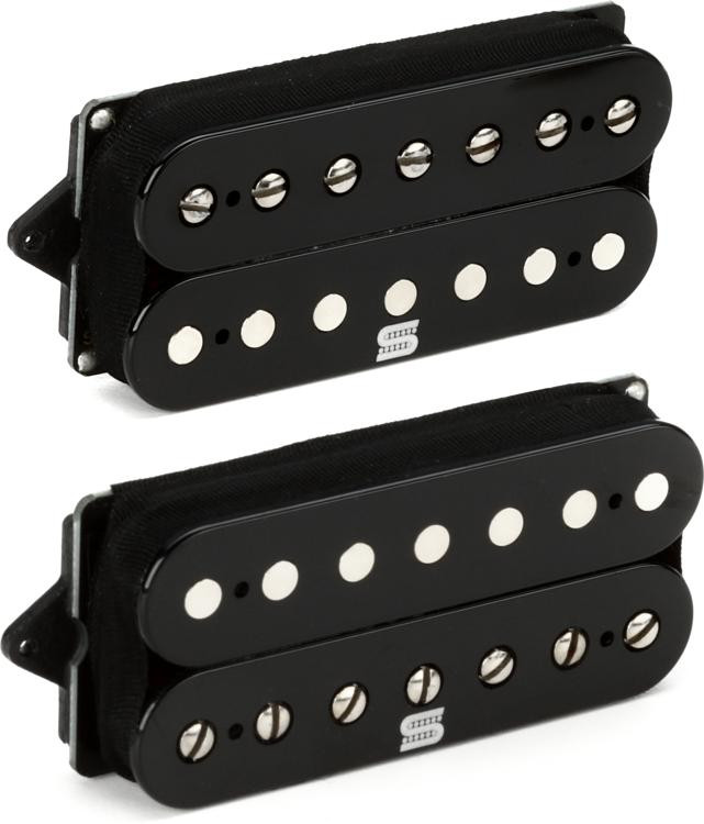 Seymour Duncan Duality 7 String Humbucker 2 Piece Pickup Set Black Sweetwater