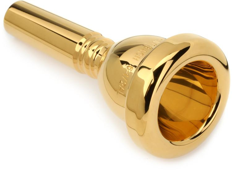 Bach Large Shank Trombone Mouthpiece 6.5AL Goldplated Sweetwater