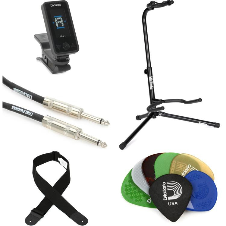 D'Addario Electric Guitar Essential Accessories Bundle Sweetwater