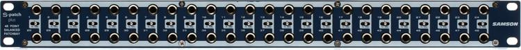 Samson S-Patch Plus 48-point Balanced Patchbay image 1