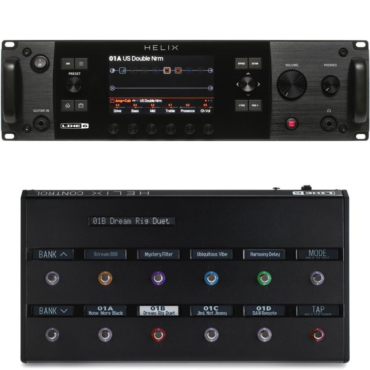 Line 6 Helix Rack Guitar Multieffects Rack Processor with Floor