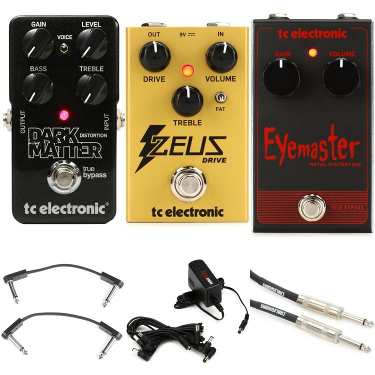 TC Electronic Drive Pedals Pack with Power Supply Sweetwater