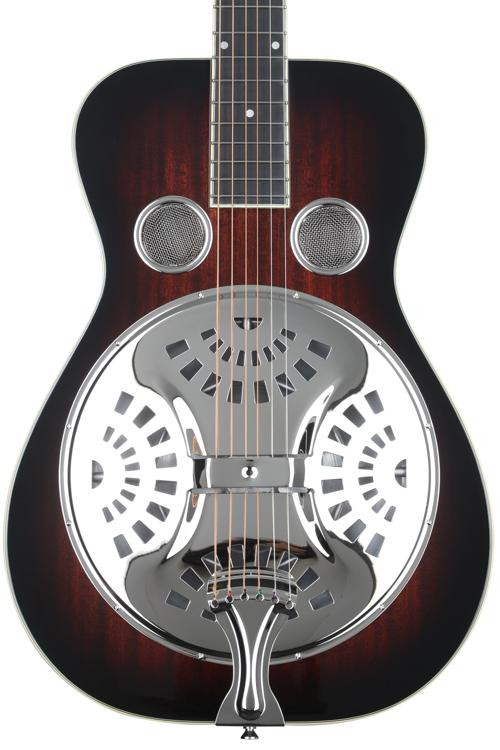 Recording King Professional Squareneck Resonator Guitar Vintage Sunburst Sweetwater