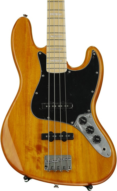 Squier '77 Vintage Modified Jazz Bass - Amber | Sweetwater