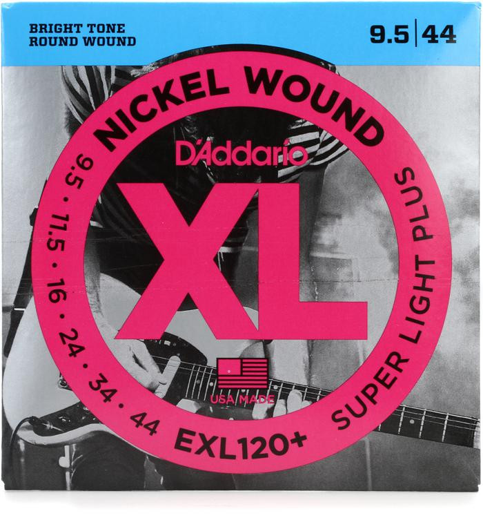 D'Addario XL120+ Nickel Wound Super Light Plus Electric Strings