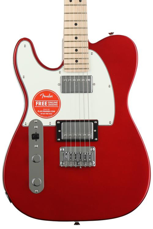 Squier Contemporary Telecaster HH, LeftHanded Dark Metallic Red