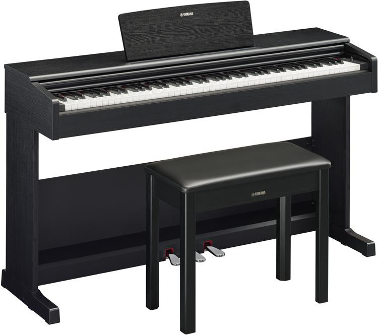 Yamaha Arius YDP105B Digital Piano with Bench Black Sweetwater