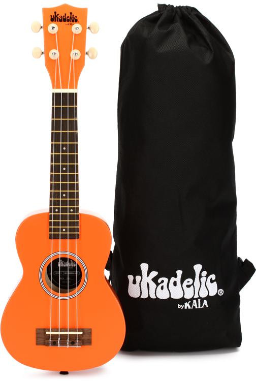 Kala Ukadelic Soprano Ukulele Marmalade Sweetwater