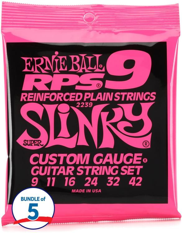 Ernie Ball 2239 Super Slinky RPS Nickel Wound Electric Guitar Strings