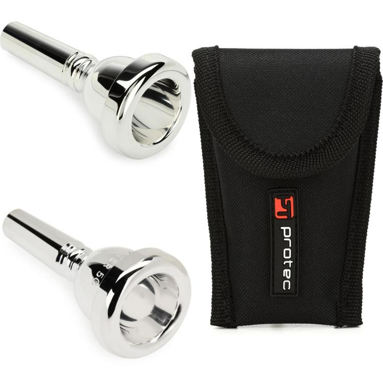 Yamaha SL48L and Jupiter L5G Large Shank Trombone Mouthpieces with