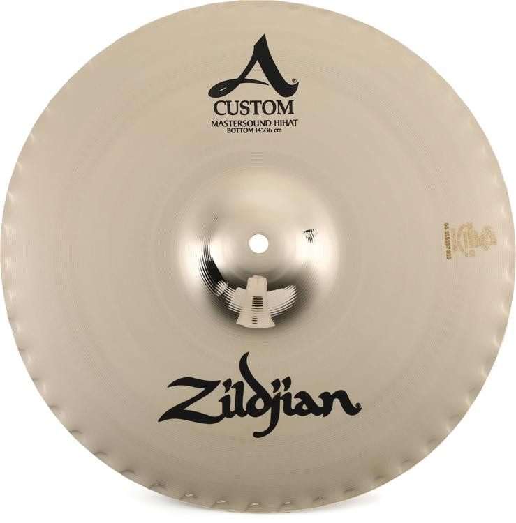 Zildjian 14 inch A Custom Mastersound Hi-hat Bottom Cymbal 