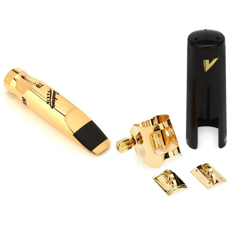 Vandoren SM824GM V16 Metal Tenor Saxophone Mouthpiece with Optimum Ligature T8M Sweetwater