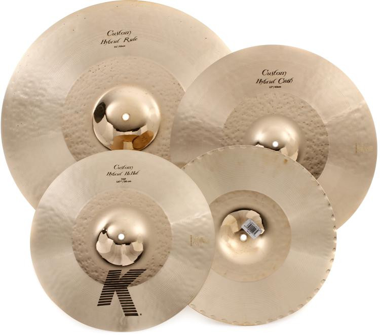 Zildjian K Custom Hybrid Cymbal Set - 14.25-/17-/21-inch | Sweetwater