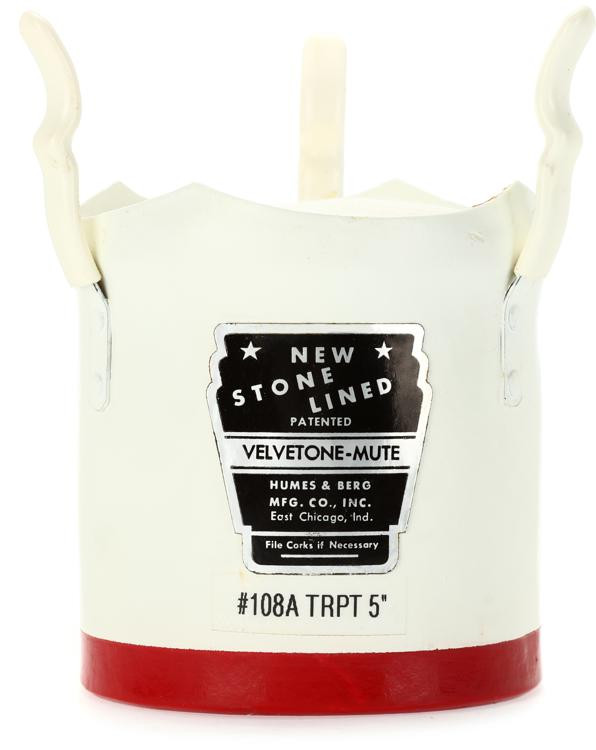 Humes & Berg 108A Stonelined VelvetTone Trumpet Bucket Mute 5inch