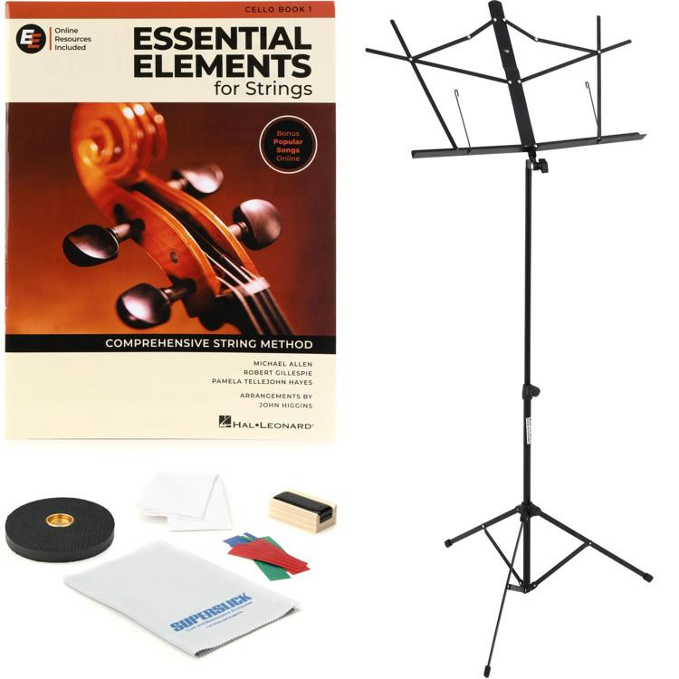 Hal Leonard Cello Essential Accessories Bundle Sweetwater