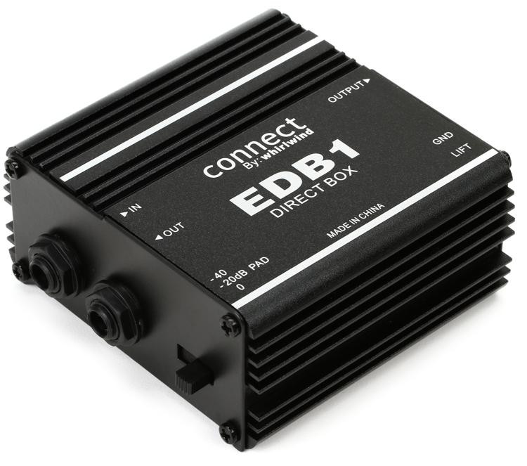 Whirlwind EDB1 1channel Passive Instrument Direct Box Sweetwater