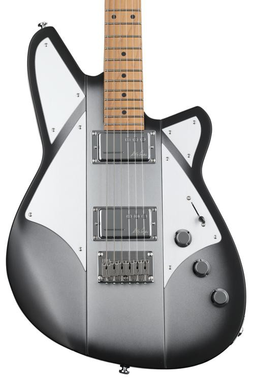 Reverend Billy Signature Electric Guitar Satin Silver Burst