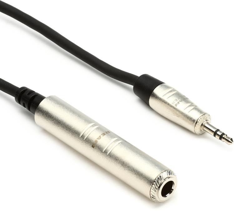 Hosa HXSM-025 Pro Headphone Adaptor Cable - REAN 1/4-inch TRS Female to ...