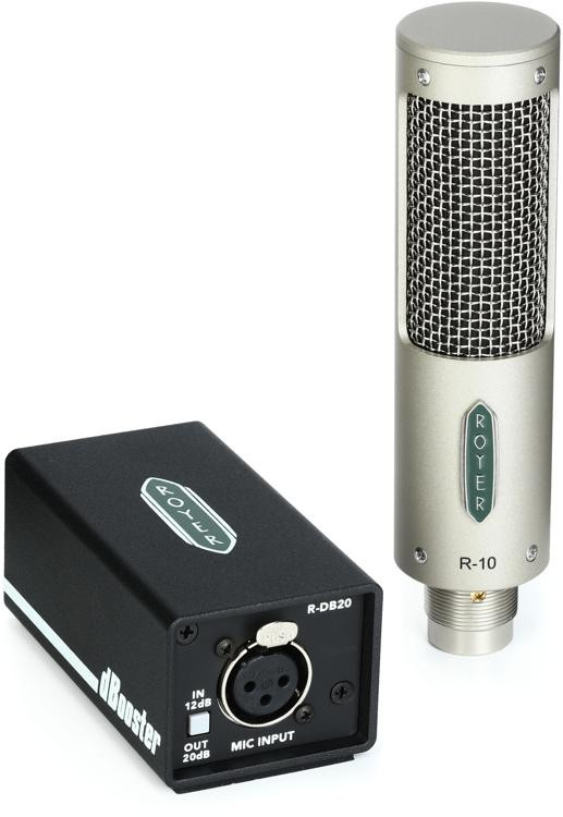 Royer R10 Ribbon Microphone and dBooster Pack Sweetwater