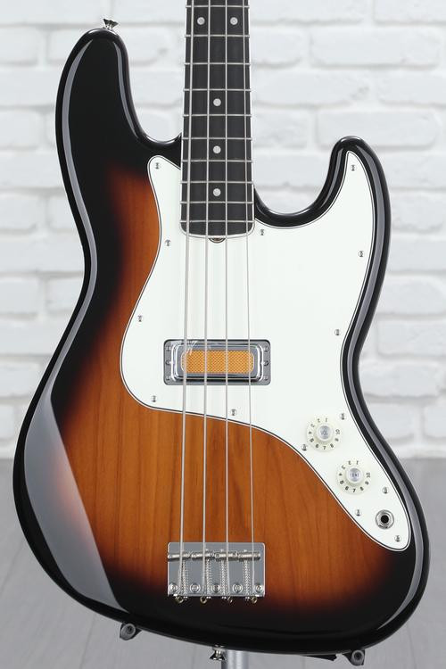 Fender Gold Foil Jazz Bass 4 String Bass Guitar 2 Color Sunburst Sweetwater 4579