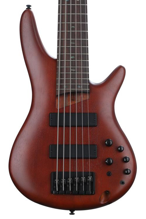 Ibanez Sr506e Bass Guitar Brown Mahogany Sweetwater 9001