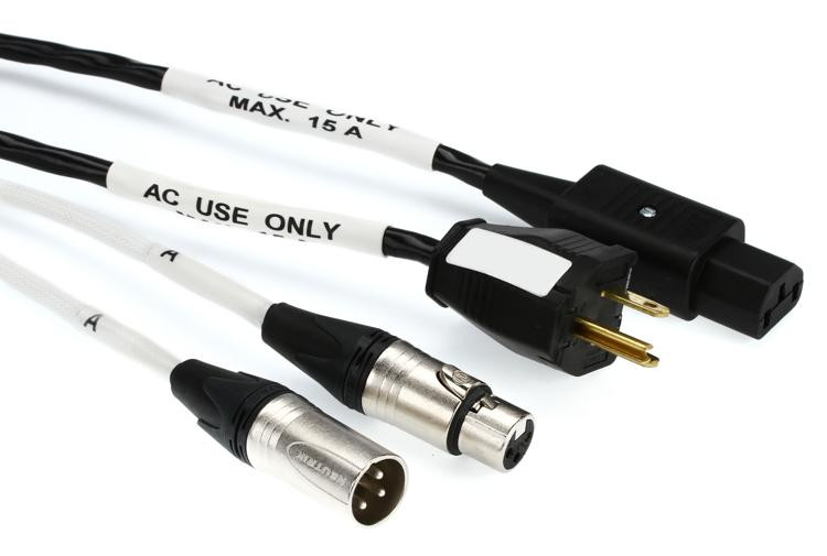 Pro Co Siamese Twin EC9 XLR Audio + Edison to IEC Power Cable 10 foot Sweetwater
