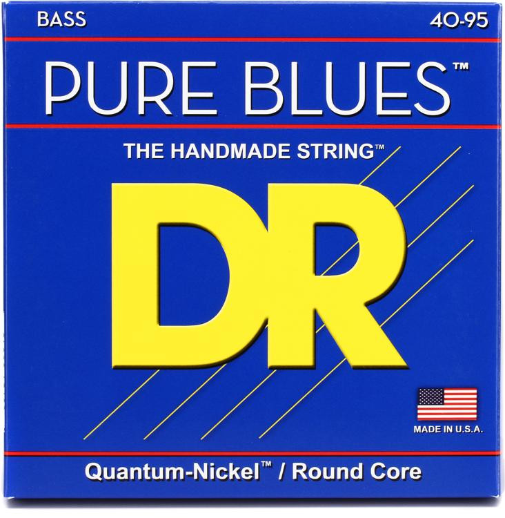 DR Strings PBVW40 Pure Blues Quantumnickel/Round Core Bass Guitar