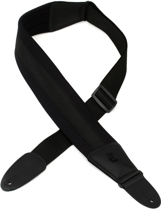 Levy's PM48NP3 Neoprene Guitar Strap XL Black Sweetwater