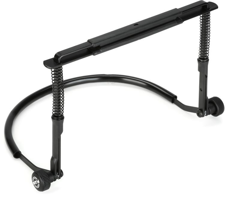 K&M 16416 Blues Harmonica Holder Black Sweetwater