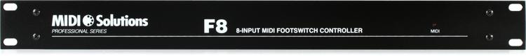 图1 MIDI解决方案F8 8-input MIDI脚踏开关控制器