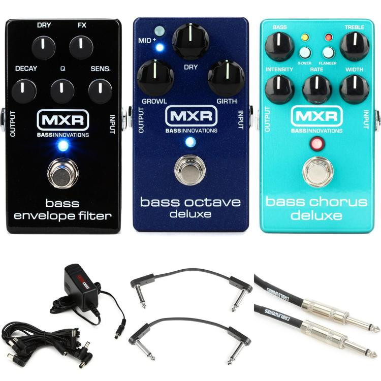 MXR Bass Modulation Pedal Pack with Power Supply Sweetwater