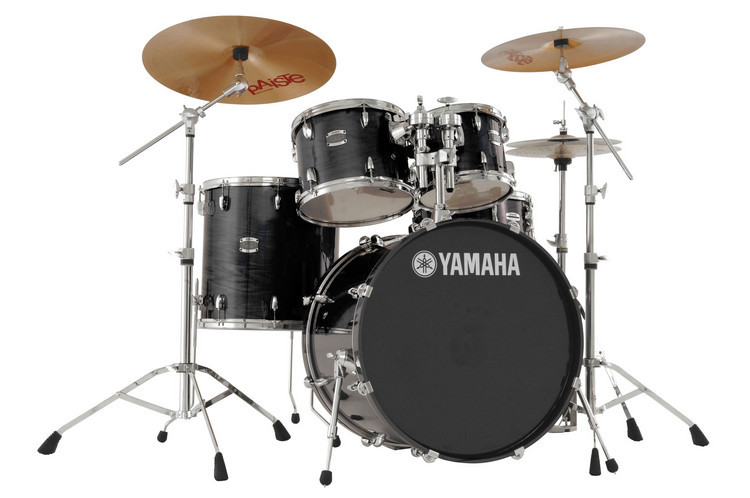 Yamaha Stage Custom 5-piece Drum Kit - Raven Black with Hardware ...