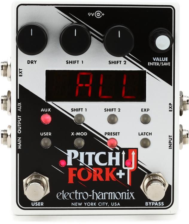 ElectroHarmonix Pitch Fork + Polyphonic Pitch Shift Pedal Sweetwater