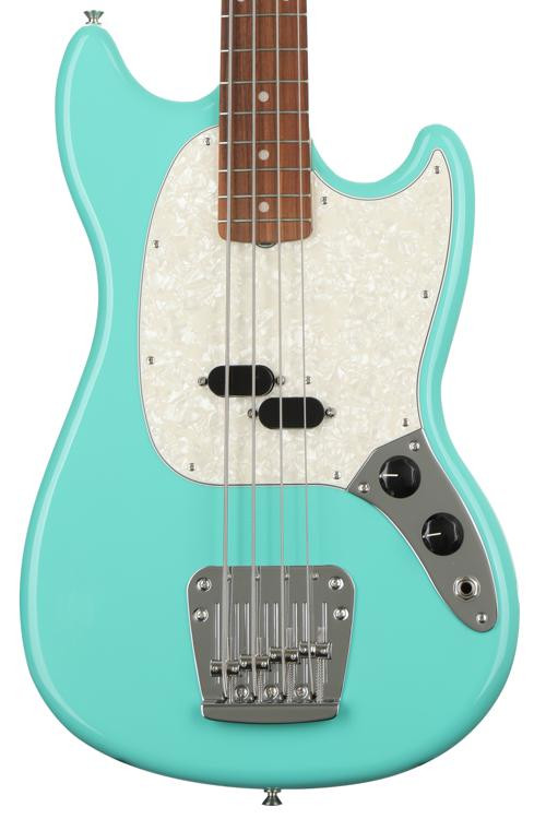 Fender Vintera '60s Mustang Bass - Sea Foam Green | Sweetwater