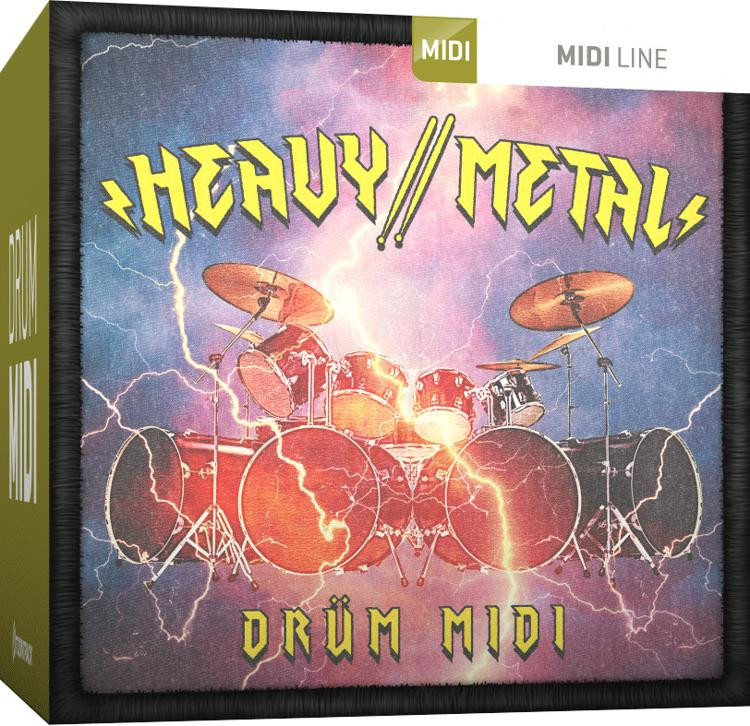 metal drum midi