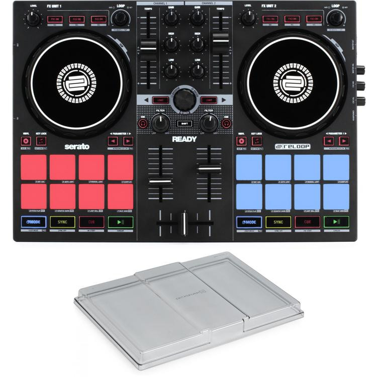 Reloop Ready 2channel DJ Controller with Decksaver Cover Sweetwater
