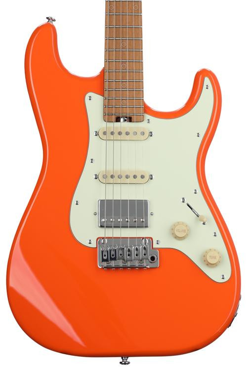 Schecter Nick Johnston Traditional HSS Electric Guitar - Atomic Orange ...