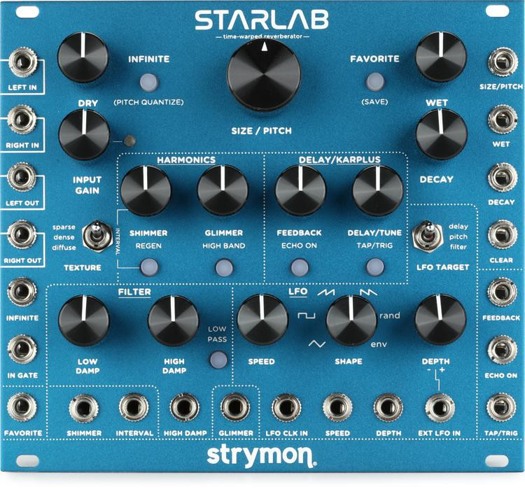Strymon StarLab Eurorack Timewarped Reverberator Module Sweetwater