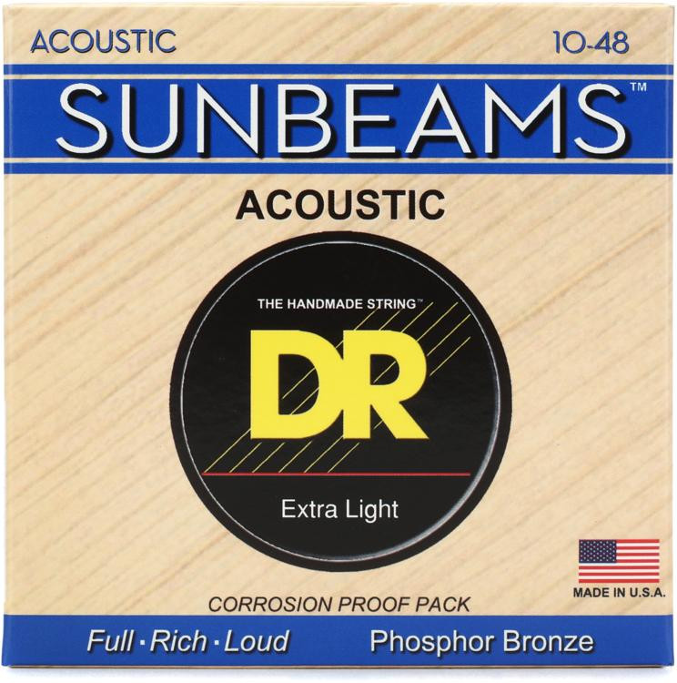 DR Strings RCA-12 Sumbeams Cordes De Guitares Acoustiques
