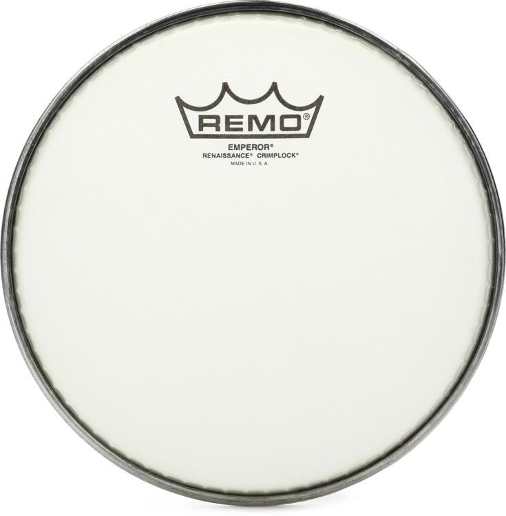 Remo Emperor Renaissance Crimplock Tenor Drumhead - 8-inch | Sweetwater