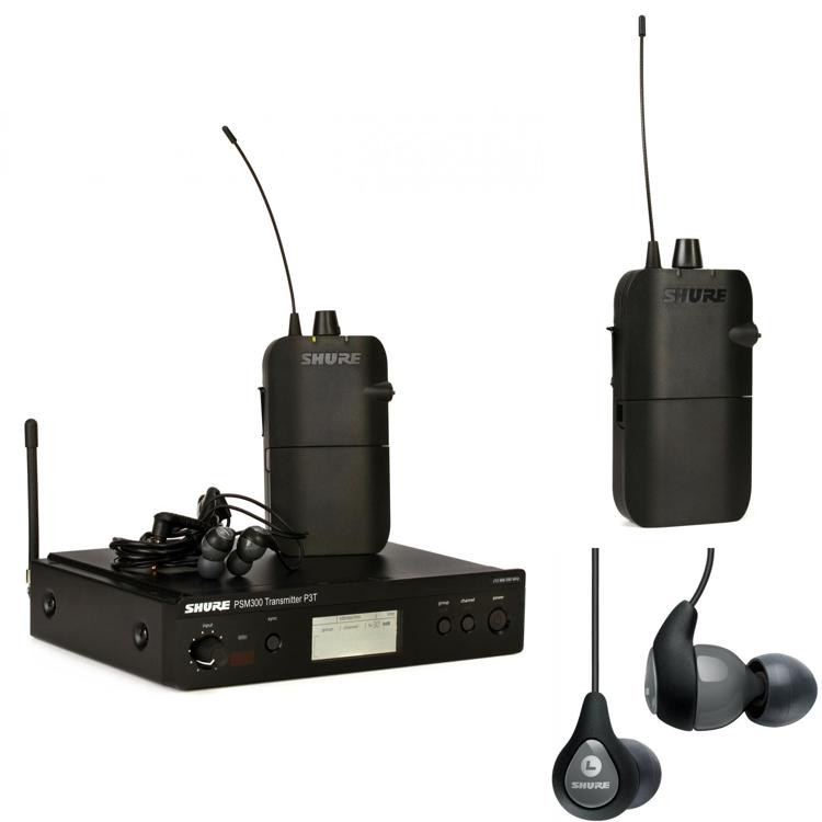 Shure PSM300 Wireless Dual Inear Monitor System J13 Band Sweetwater