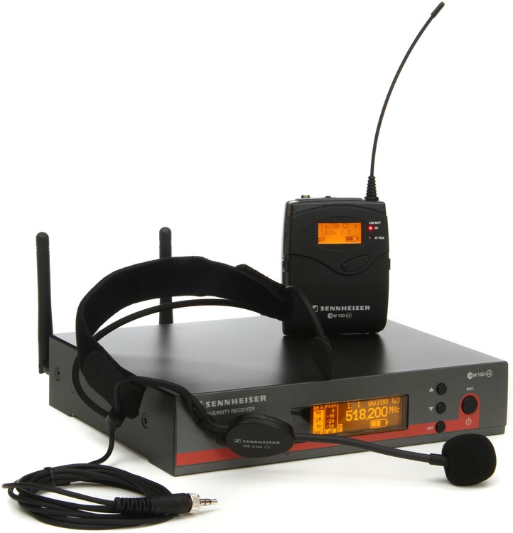 Sennheiser EW 152 G3 Wireless Headworn Microphone System G Band