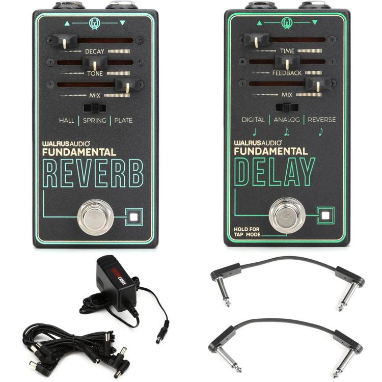 Walrus Audio Fundamental Series Reverb and Delay Pedal Bundle Sweetwater