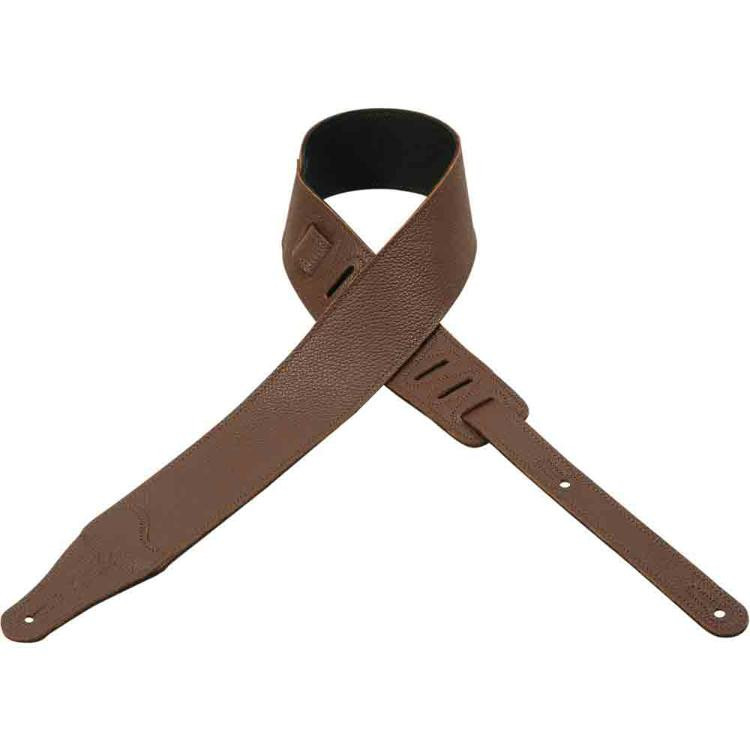 Levy's M26BL Garment Leather Guitar Strap Brown Sweetwater