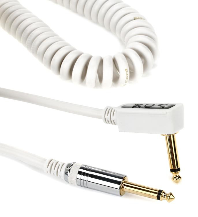 Vox Vintage Coiled Cable White Sweetwater