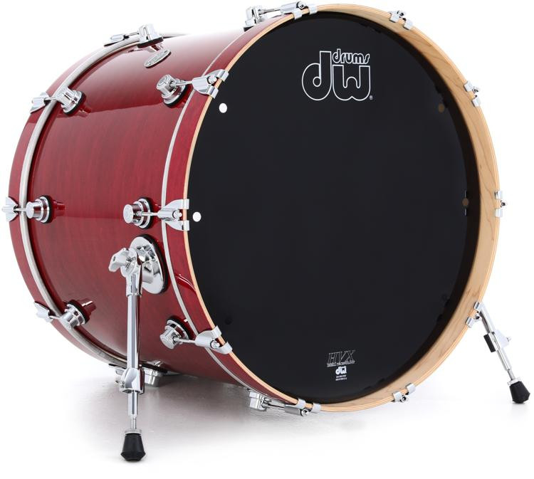DW Performance Series Bass Drum 18" x 22" Cherry Stain Lacquer